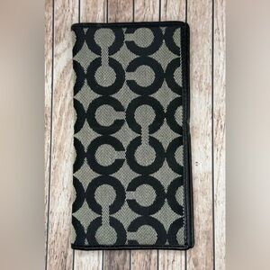 Vintage Coach Checkbook Wallet